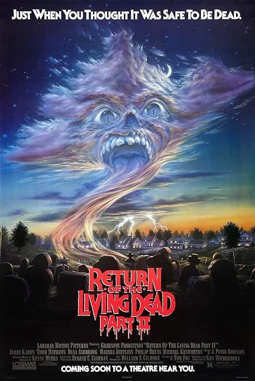 Return of the Living Dead II film posteri