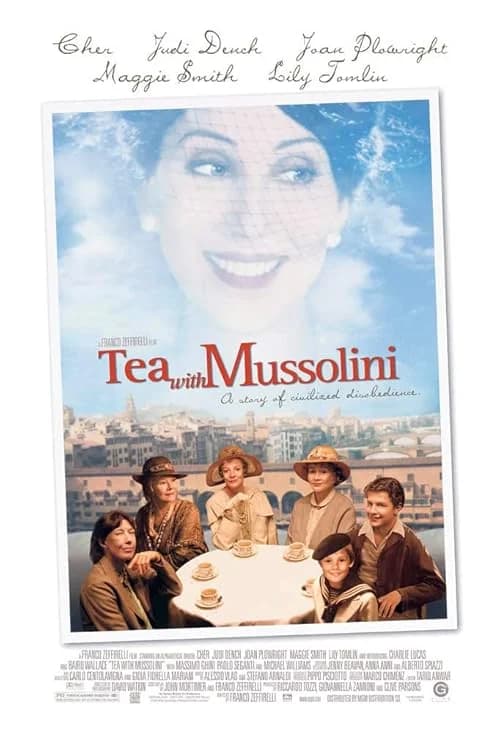 Tea with Mussolini film posteri