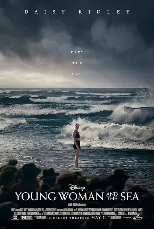 Young Woman and the Sea film posteri